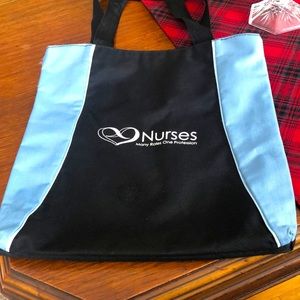 Black and Blue Nurses carry all bag